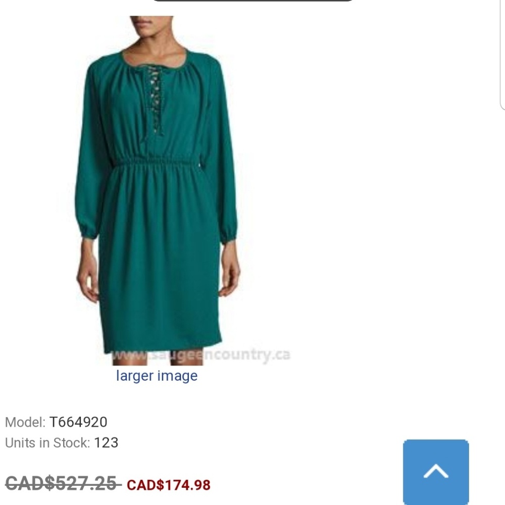 Melissa Masse Green Dress